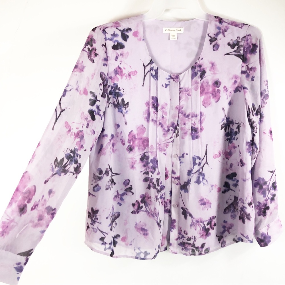 Coldwater creek blouse size 14/16 large